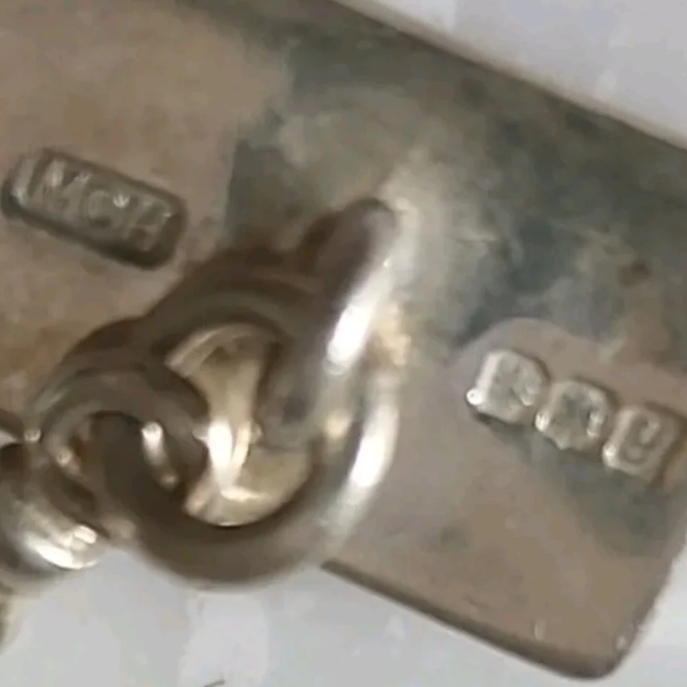 Vintage Silver Cufflinks Keyboard ESC with Edinburgh Caste Stamp , York.